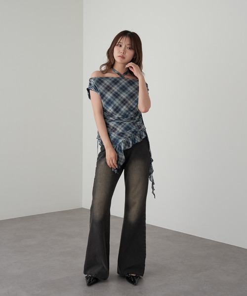 RAY CASSIN（レイカズン）の「レースアップミュール（その他シューズ・レディース・ホワイト/ブラック・36/37/38）」の14枚目の写真