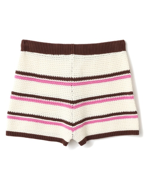 atmos pink(アトモスピンク)の「atmos pink Boder Knit Short Pants / アトモス ピンク ボーダーニット ショート パンツ(その他パンツ・レディース・ブルー/ホワイト・FREE)」の15枚目の写真
