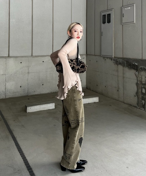 Ameri（アメリ）の「LONG HANDLE RECTANGLE MLT BAG（ハンドバッグ・レディース・マルチ・FREE）」の10枚目の写真