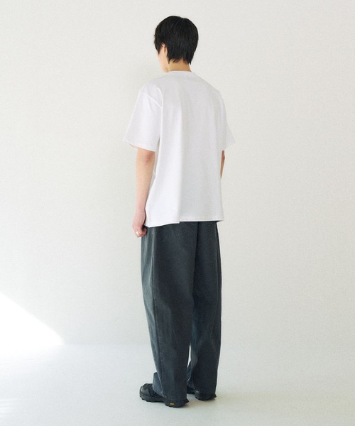 [SLOW ACID] Dune Wave Short Sleeve T-Shirt /追跡付 MUSINSA公式 | SLOWACID Dune Wave Short Sleeve T-Shirt [White]