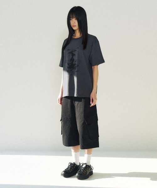 [SLOW ACID] Dune Wave Short Sleeve T-Shirt /追跡付 セール】【UNISEX】SLOW ACID／DUNE WAVE T（Tシャツ/カットソー
