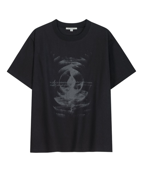 SLOWACID（スローアシッド）の「【UNISEX】SLOW ACID／DUNE WAVE T（Tシャツ/カットソー・レディース・チャコール/ホワイト/ブラック・SMALL/MEDIUM/LARGE）」の16枚目の写真