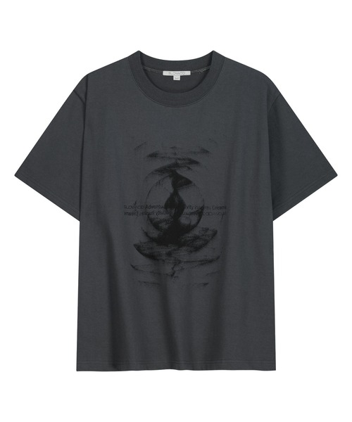 [SLOW ACID] Dune Wave Short Sleeve T-Shirt /追跡付 セール】【UNISEX】SLOW ACID／DUNE WAVE T（Tシャツ/カットソー