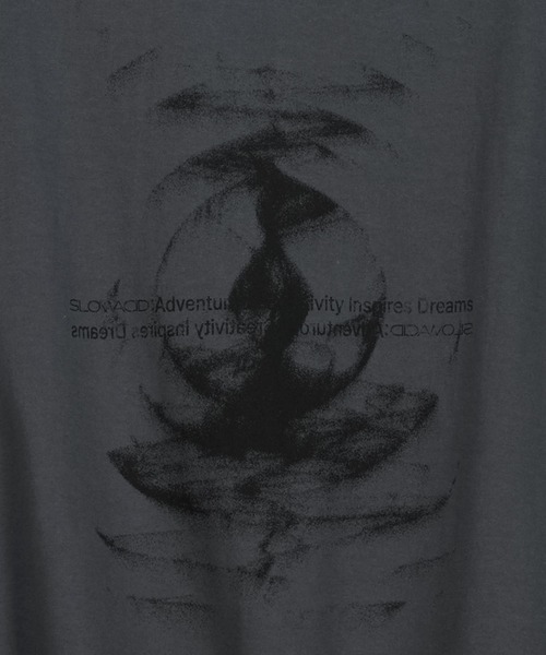 [SLOW ACID] Dune Wave Short Sleeve T-Shirt /追跡付 セール】【UNISEX】SLOW ACID／DUNE WAVE T（Tシャツ/カットソー