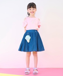 アイスポーチつき　アコーディオンプリーツスカート