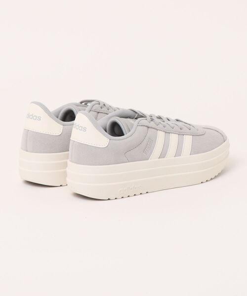 adidas（アディダス）の「adidas アディダス VL COURT BOLD レディーススニーカー 厚底 プラットフォーム スエード(VLコートボールド)（スニーカー・レディース・グレー/ベージュ・22.5cm/23.0cm/23.5cm/24.0cm/24.5cm/25.0cm）」の5枚目の写真
