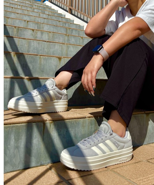 【adidas×farm】VLコート ボールド プラットフォームスニーカー adidas スニーカー アディダス VL COURT BOLD レディース