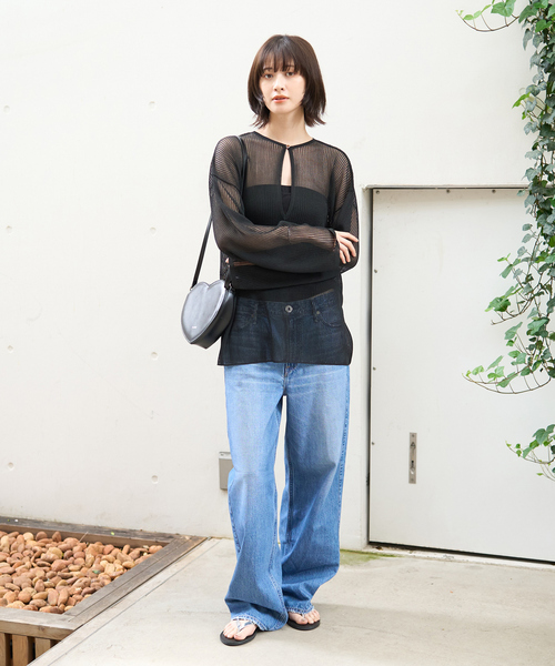 Rouge vif（ルージュヴィフ）の「【YAHKI/ヤーキ】W FACE ハートショルダーポシェット（ショルダーバッグ・レディース・ブラック・フリー）」の5枚目の写真