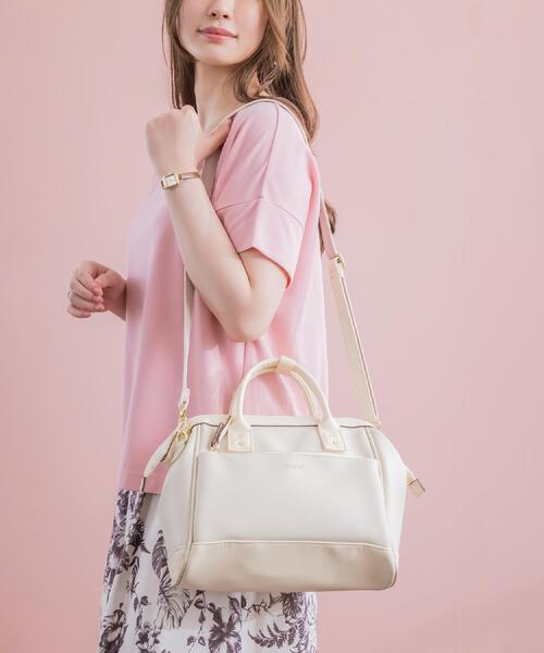 【追跡あり!】ALDO 上品 洗練 定番 ショルダー付 2WAY バッグ アルド・ヴァッラレッリ 2WAYショルダーバッグ(ライトグレー