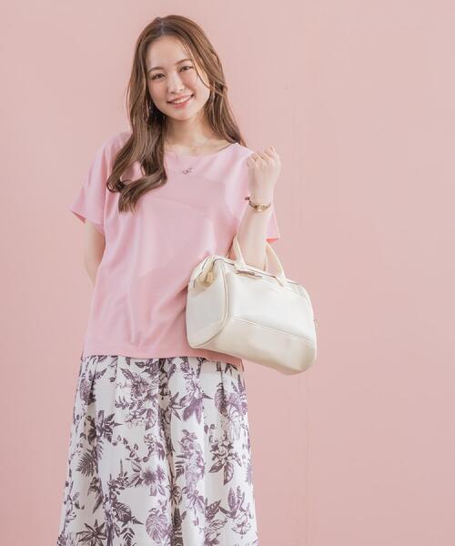 anello（アネロ）の「＜anello＞合皮口金2WAYショルダー（ショルダーバッグ・レディース・アイボリー/ブラック/ベージュ・00）」の8枚目の写真