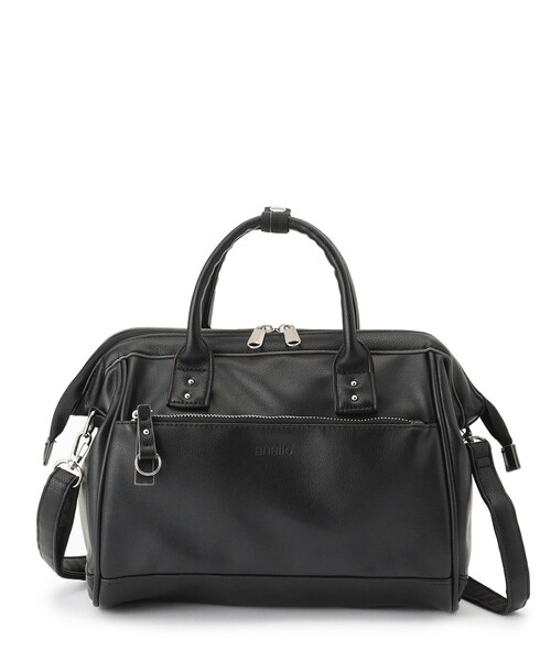 anello（アネロ）の「＜anello＞合皮口金2WAYショルダー（ショルダーバッグ・レディース・アイボリー/ブラック/ベージュ・00）」の20枚目の写真