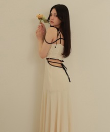 M DOLLY（エムドリー）の「*M DOLLY original* bicolor back conscious dress/バイカラーバックコンシャスドレス（ワンピース）」