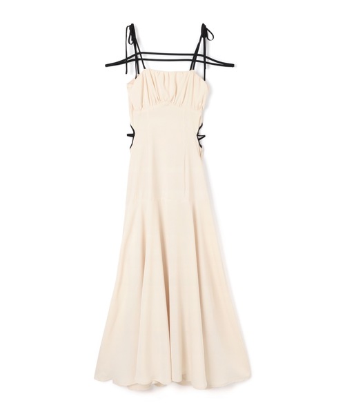 M DOLLY original* bicolor back conscious dress/バイカラー