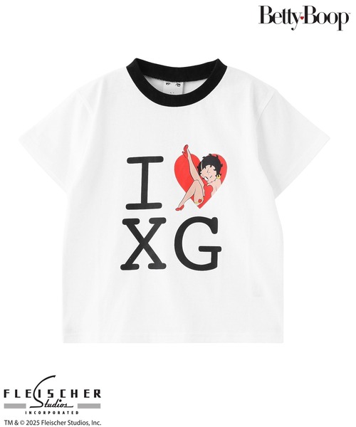激レア 新品 送料込 エックスガール XGIRL ベティー tシャツ コラボ X-girl x BETTY BOOP(TM) S/S TEE（Tシャツ/カットソー）｜X