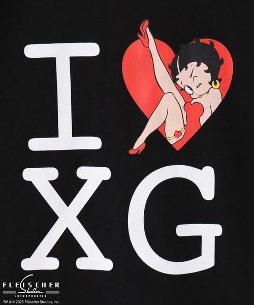 新品 激レア 送料込 エックスガール XGIRL ベティー コラボ Tシャツ X-girl x BETTY BOOP(TM) S/S BABY TEE（Tシャツ/カットソー