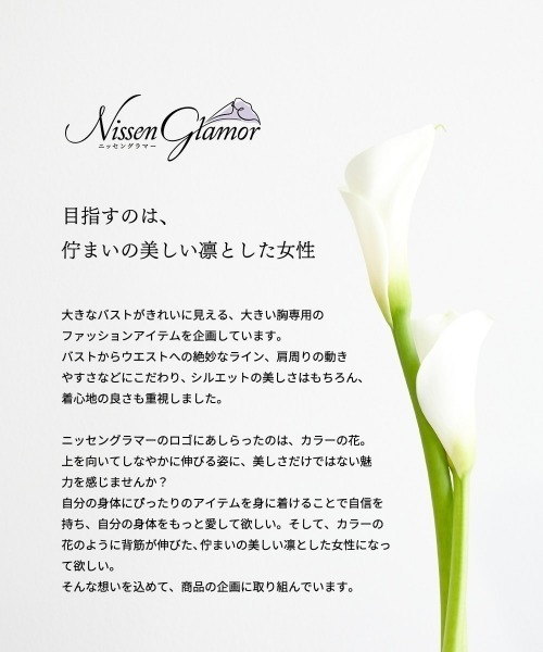 Nissen glamor(ニッセングラマー)の「【大きい胸専用】吸汗速乾・UVカットポロワンピース(ワンピース・レディース・ネイビー/杢グレー/ブラック・LL/L/M/S/4L/3L)」の22枚目の写真