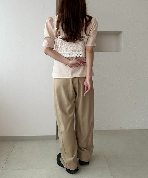 apres jour clair(アプレジュールクレア)の「【apres jour clair】レースリボンビスチェ(その他トップス・レディース・アイボリー/ブラック・フリー/X-LARGE)」の9枚目の写真