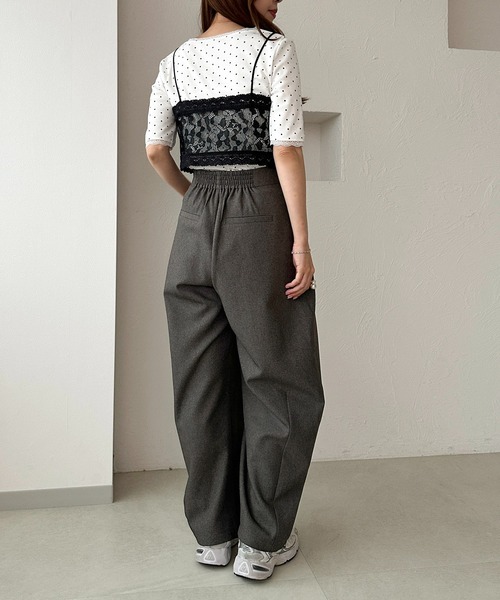apres jour clair(アプレジュールクレア)の「【apres jour clair】レースリボンビスチェ(その他トップス・レディース・アイボリー/ブラック・フリー/X-LARGE)」の16枚目の写真