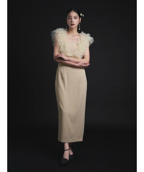 LADYショルダーチュールIラインドレス　ラグナムーン LADYショルダーチュールIラインドレス｜ラグナムーンの通販