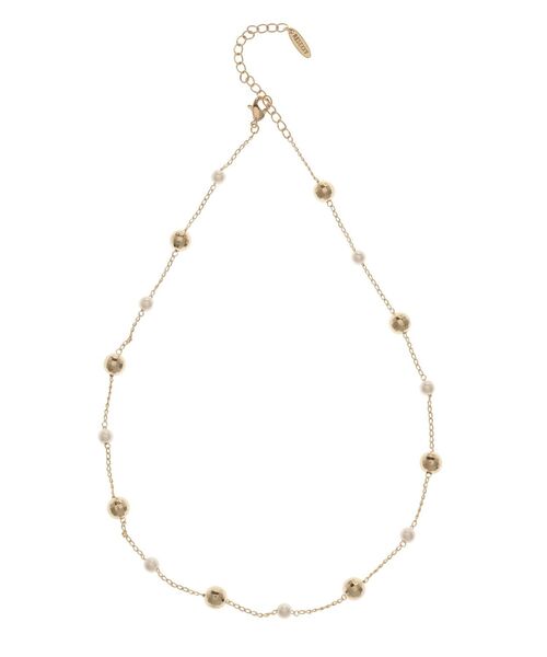 RESEXXY（リゼクシー）の「オルタネイトメタルボールネックレス（ネックレス・レディース・ゴールド/シルバー・FREE）」の7枚目の写真