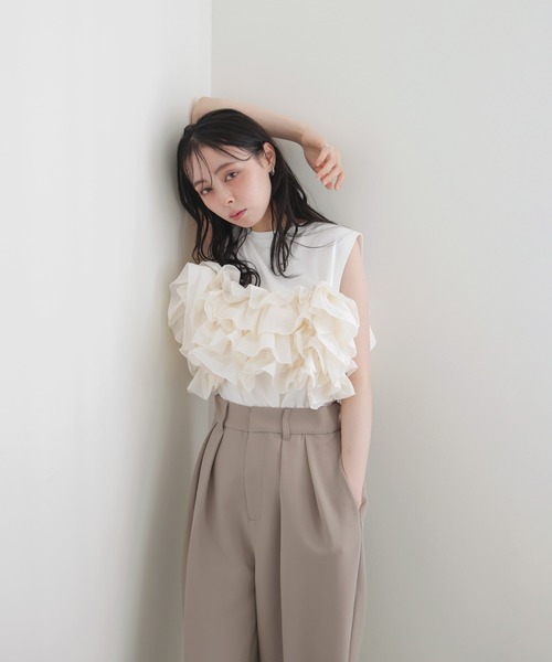 cynical フリルビスチェドッキングTシャツ CYNICAL フリルビスチェドッキングTシャツ 通販 | セレクト