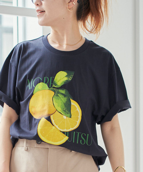 Spick & Span(スピックアンドスパン)の「フルーツグラフィティTシャツ(Tシャツ/カットソー・レディース・その他9/その他4/その他2・FREE)」の3枚目の写真
