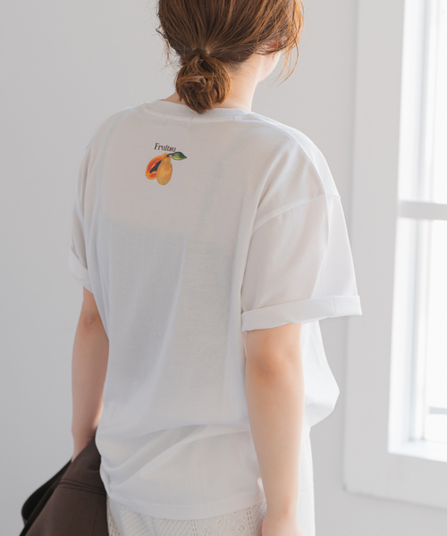 Spick & Span(スピックアンドスパン)の「フルーツグラフィティTシャツ(Tシャツ/カットソー・レディース・その他9/その他4/その他2・FREE)」の12枚目の写真