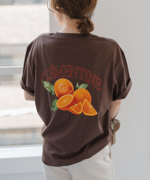 Spick & Span(スピックアンドスパン)の「フルーツグラフィティTシャツ(Tシャツ/カットソー・レディース・その他9/その他4/その他2・FREE)」の9枚目の写真