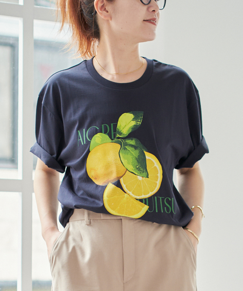 Spick & Span(スピックアンドスパン)の「フルーツグラフィティTシャツ(Tシャツ/カットソー・レディース・その他9/その他4/その他2・FREE)」の6枚目の写真
