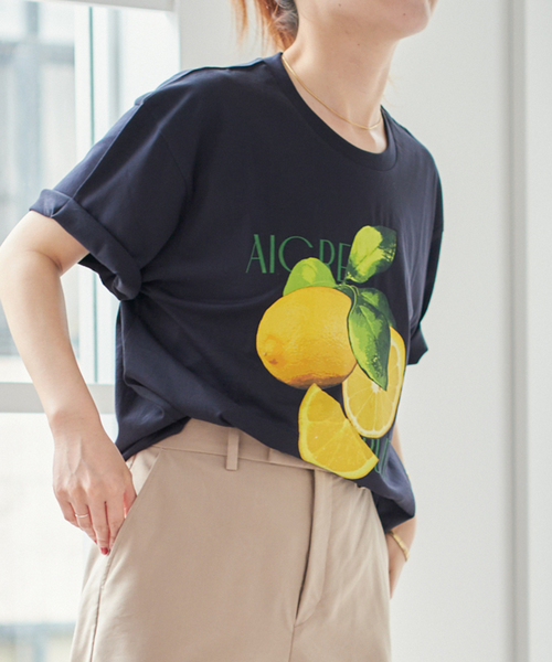 Spick & Span(スピックアンドスパン)の「フルーツグラフィティTシャツ(Tシャツ/カットソー・レディース・その他9/その他4/その他2・FREE)」の5枚目の写真