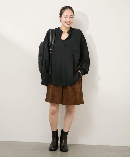 JOURNAL STANDARD（ジャーナルスタンダード）の「《追加2》STAND PULL OVER（シャツ/ブラウス・レディース・ブラック系その他/ブラウン系その他/ブラック/ホワイト・FREE）」の11枚目の写真