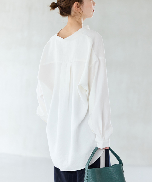 JOURNAL STANDARD（ジャーナルスタンダード）の「《追加2》STAND PULL OVER（シャツ/ブラウス・レディース・ブラック系その他/ブラウン系その他/ブラック/ホワイト・FREE）」の16枚目の写真