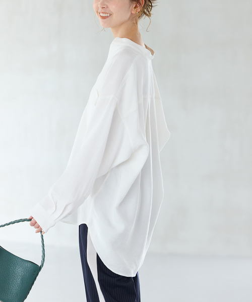 JOURNAL STANDARD（ジャーナルスタンダード）の「《追加2》STAND PULL OVER（シャツ/ブラウス・レディース・ブラック系その他/ブラウン系その他/ブラック/ホワイト・FREE）」の17枚目の写真