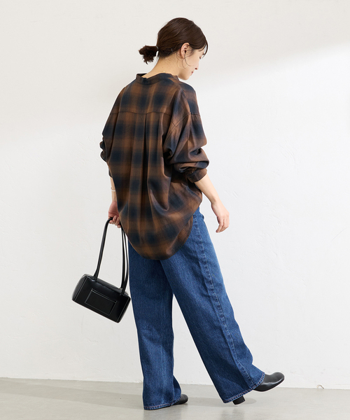 JOURNAL STANDARD（ジャーナルスタンダード）の「《追加2》STAND PULL OVER（シャツ/ブラウス・レディース・ブラック系その他/ブラウン系その他/ブラック/ホワイト・FREE）」の20枚目の写真