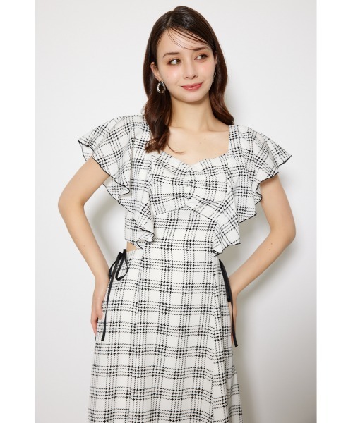 rienda(リエンダ)の「フリルウエストオープンワンピース 夏服(ワンピース・レディース・ホワイト/レッド/ブラック・SMALL/MEDIUM)」の17枚目の写真