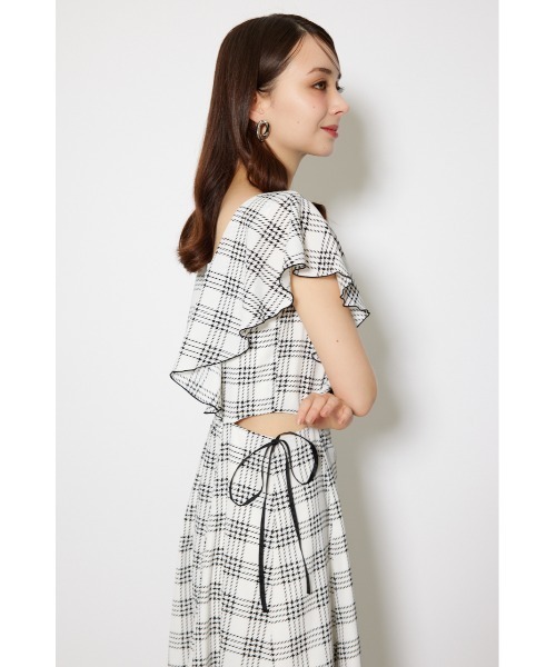 rienda(リエンダ)の「フリルウエストオープンワンピース 夏服(ワンピース・レディース・ホワイト/レッド/ブラック・SMALL/MEDIUM)」の18枚目の写真
