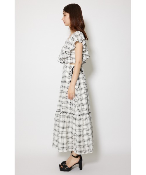 rienda(リエンダ)の「フリルウエストオープンワンピース 夏服(ワンピース・レディース・ホワイト/レッド/ブラック・SMALL/MEDIUM)」の20枚目の写真