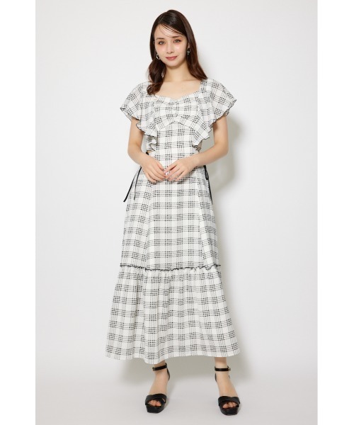 rienda(リエンダ)の「フリルウエストオープンワンピース 夏服(ワンピース・レディース・ホワイト/レッド/ブラック・SMALL/MEDIUM)」の14枚目の写真