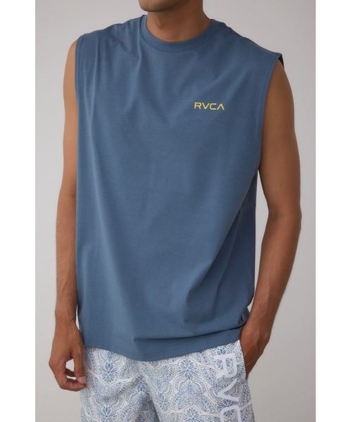 AZUL by moussy(アズールバイマウジー)の「RVCA×AZUL ノースリーブ(Tシャツ/カットソー・メンズ・ブラック/ホワイト/ネイビー系1・FREE)」の1枚目の写真
