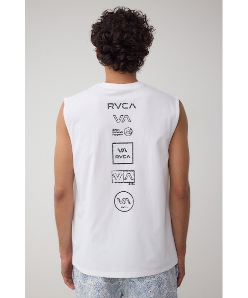 AZUL by moussy(アズールバイマウジー)の「RVCA×AZUL ノースリーブ(Tシャツ/カットソー・メンズ・ブラック/ホワイト/ネイビー系1・FREE)」の9枚目の写真