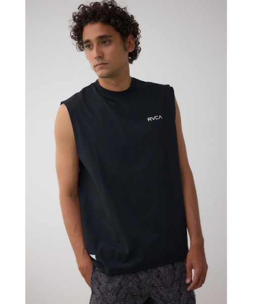 AZUL by moussy(アズールバイマウジー)の「RVCA×AZUL ノースリーブ(Tシャツ/カットソー・メンズ・ブラック/ホワイト/ネイビー系1・FREE)」の15枚目の写真