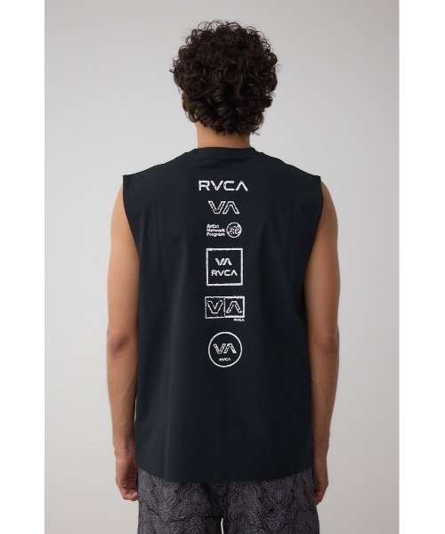 AZUL by moussy(アズールバイマウジー)の「RVCA×AZUL ノースリーブ(Tシャツ/カットソー・メンズ・ブラック/ホワイト/ネイビー系1・FREE)」の19枚目の写真