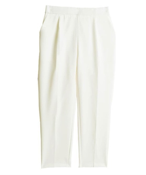 Beststore(ベストストア)の「エステルストレッチストレッチ センタープレス テーパードパンツ(スラックス・レディース・キャメル/ベージュ/ネイビー/ダークグリーン/ライトグレー/ブラック/ホワイト・S/M/L/XL)」の15枚目の写真