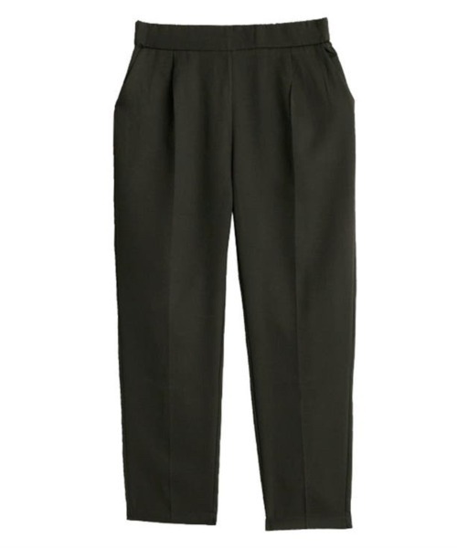 Beststore(ベストストア)の「エステルストレッチストレッチ センタープレス テーパードパンツ(スラックス・レディース・キャメル/ベージュ/ネイビー/ダークグリーン/ライトグレー/ブラック/ホワイト・S/M/L/XL)」の11枚目の写真