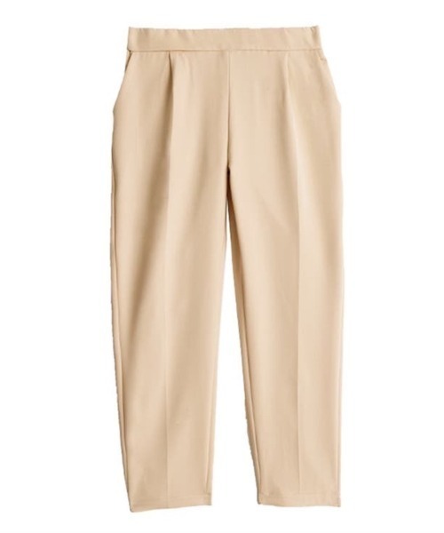 Beststore(ベストストア)の「エステルストレッチストレッチ センタープレス テーパードパンツ(スラックス・レディース・キャメル/ベージュ/ネイビー/ダークグリーン/ライトグレー/ブラック/ホワイト・S/M/L/XL)」の18枚目の写真