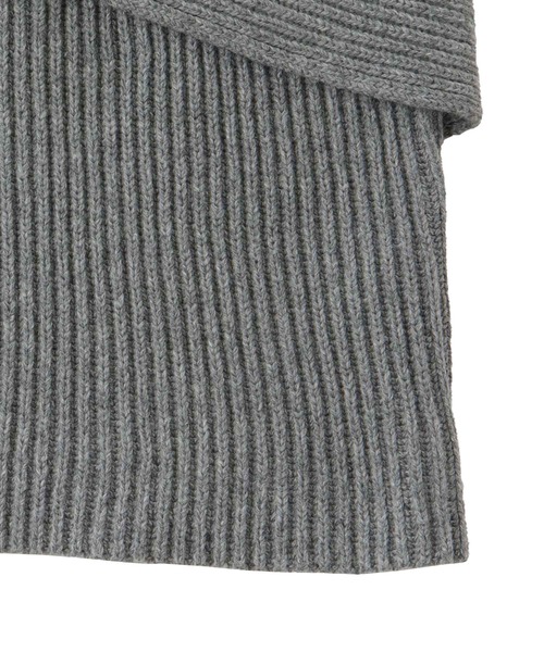 DRESSLAVE（ドレスレイブ）の「C/W cross slit zip pullover(クロススリットジッププルオーバー)（ニット/セーター・レディース・ブラック/グレー・38）」の5枚目の写真