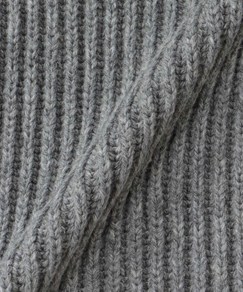 DRESSLAVE（ドレスレイブ）の「C/W cross slit zip pullover(クロススリットジッププルオーバー)（ニット/セーター・レディース・ブラック/グレー・38）」の6枚目の写真