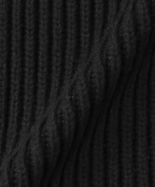 DRESSLAVE（ドレスレイブ）の「C/W cross slit zip pullover(クロススリットジッププルオーバー)（ニット/セーター・レディース・ブラック/グレー・38）」の7枚目の写真