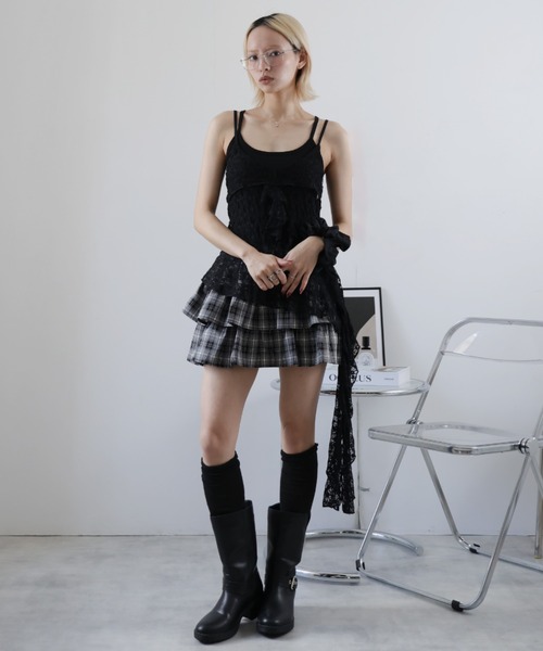 アシンメトリーレースキャミソール（キャミソール）｜Ulysses