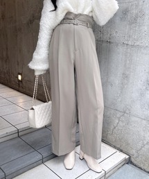 INGNI（イング）の「【WEB限定】共ベルト付ワイドパンツ（スラックス）」